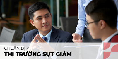 thị trường chứng khoán sụt giảm